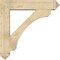 Ekena Millwork Legacy Arts and Crafts Rough Sawn Bracket w/ Offset Brace, Douglas Fir, 8"W x 38"D x 38"H BKT0806X38X38LEC03RDF - alternate 3